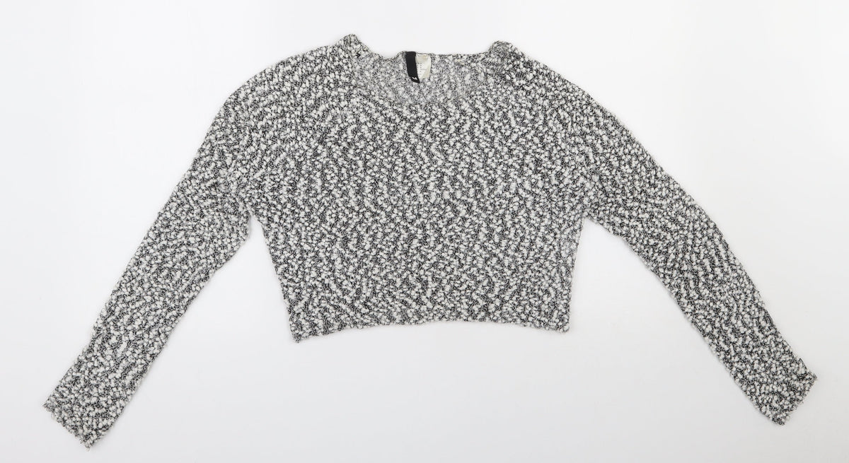 Womens UK Size M H&M White Pullover Jumper