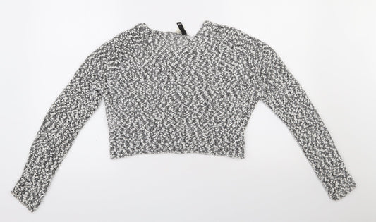 Womens UK Size M H&M White Pullover Jumper