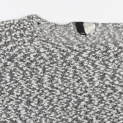 Womens UK Size M H&M White Pullover Jumper
