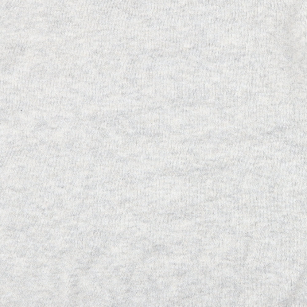 George Womens Grey High Neck  Acrylic Pullover Jumper Size M