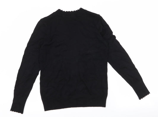 Womens UK Size S Dunnes Stores Black Pullover Jumper