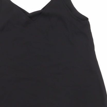 Primark Womens Black   Camisole Tank Size 10 V-Neck