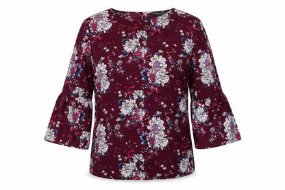 Womens UK Size 8 Primark Purple Basic Blouse