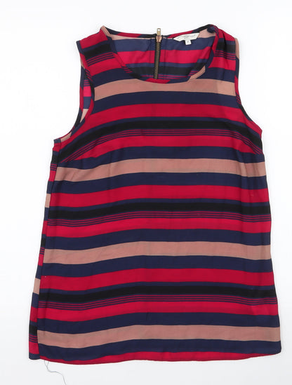 Womens UK Size 8 New Look Multicoloured Basic Blouse