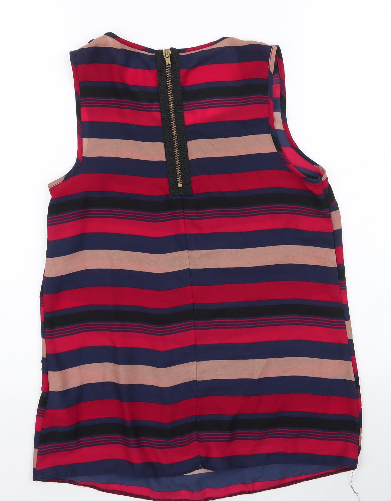 Womens UK Size 8 New Look Multicoloured Basic Blouse