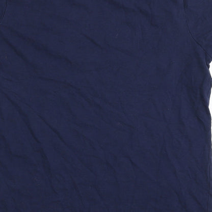 Primark Boys Blue  100% Cotton Basic T-Shirt Size 11-12 Years Round Neck  - Legend