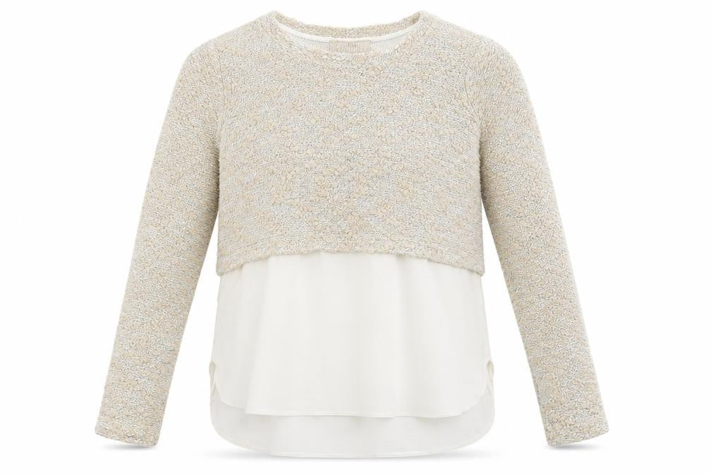 Womens UK Size 10 NEXT Beige Pullover Jumper