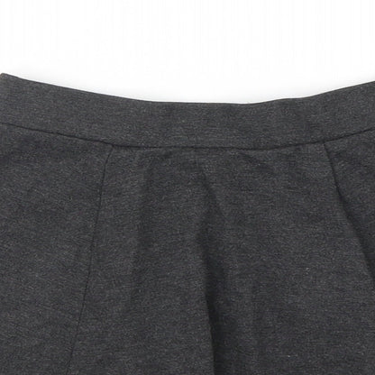 George Girls Grey  Polyester A-Line Skirt Size 6-7 Years  Regular