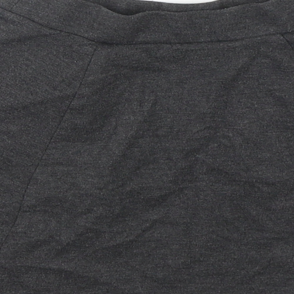 George Girls Grey  Polyester A-Line Skirt Size 6-7 Years  Regular