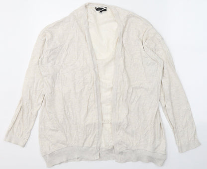 Womens UK Size 18 New Look Ivory Cardigan Jumper