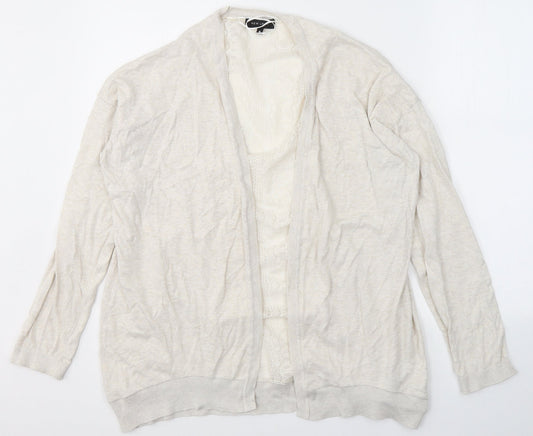 Womens UK Size 18 New Look Ivory Cardigan Jumper