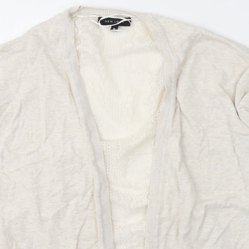 Womens UK Size 18 New Look Ivory Cardigan Jumper