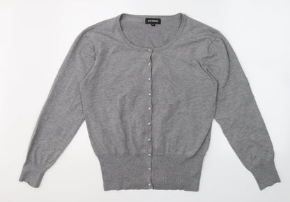 Paramour Womens Grey V-Neck  Viscose Cardigan Jumper Size XL