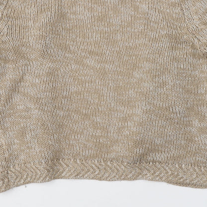 Womens UK Size XS Bonmarché Beige Cape Jumper
