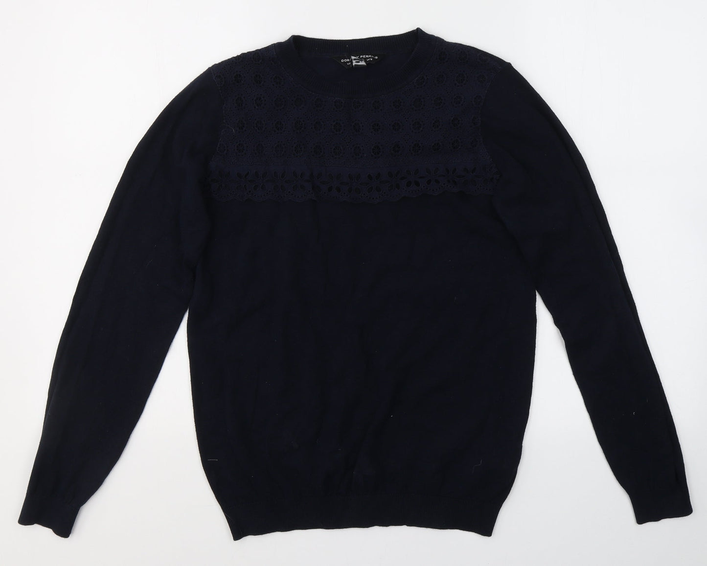 Womens UK Size 10 Dorothy Perkins Blue Pullover Jumper