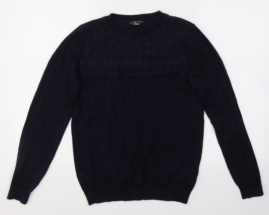 Womens UK Size 10 Dorothy Perkins Blue Pullover Jumper