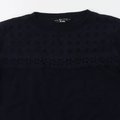 Womens UK Size 10 Dorothy Perkins Blue Pullover Jumper