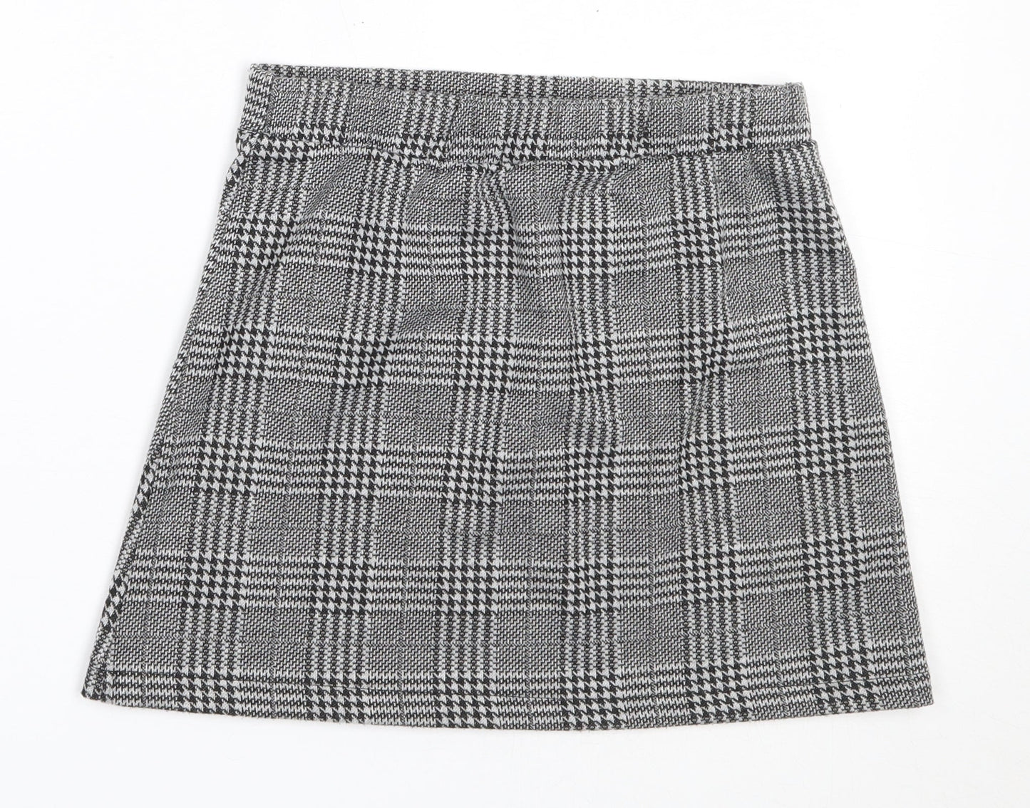 F&F Girls Grey  Polyester Mini Skirt Size 10-11 Years  Regular