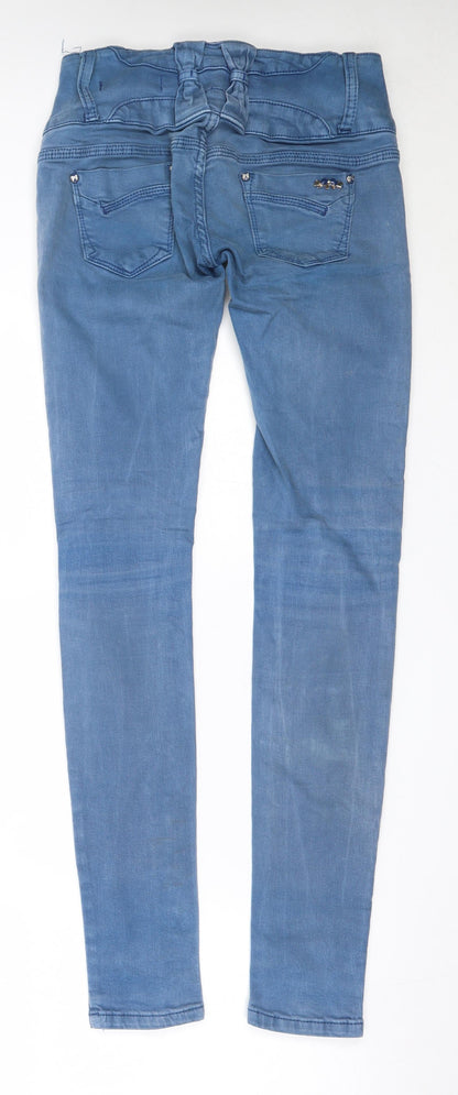 C-in-C Womens Blue  Cotton Skinny Jeans Size 25 in L31 in Regular