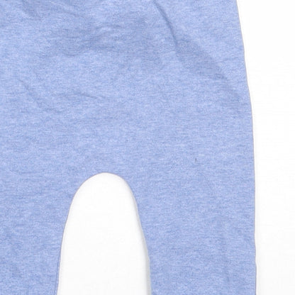 TU Boys Blue  Cotton Jogger Trousers Size 6-9 Months