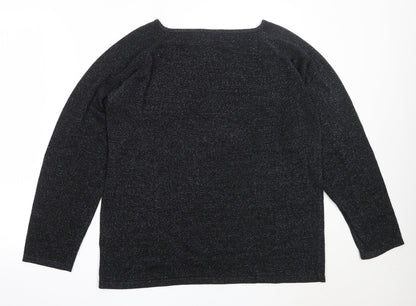 Womens UK Size L Bonmarché Black Pullover Jumper