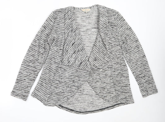 Womens UK Size 12 Dorothy Perkins Grey Cardigan Jumper