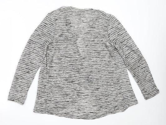 Womens UK Size 12 Dorothy Perkins Grey Cardigan Jumper