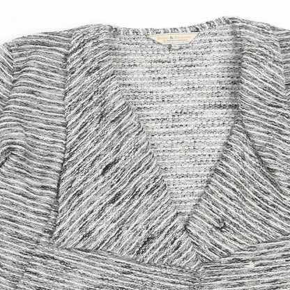 Womens UK Size 12 Dorothy Perkins Grey Cardigan Jumper