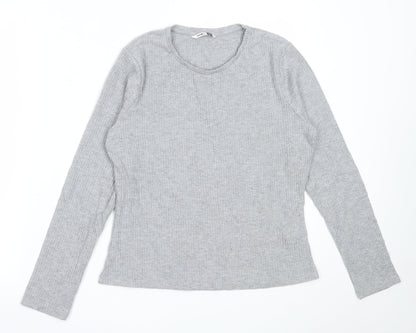 Womens UK Size 14 Pep&Co Grey Pullover Jumper