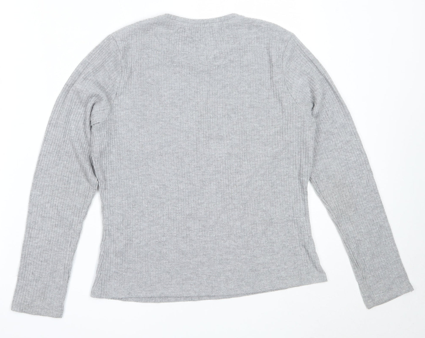 Womens UK Size 14 Pep&Co Grey Pullover Jumper