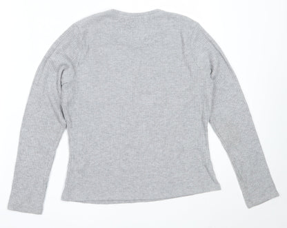 Womens UK Size 14 Pep&Co Grey Pullover Jumper