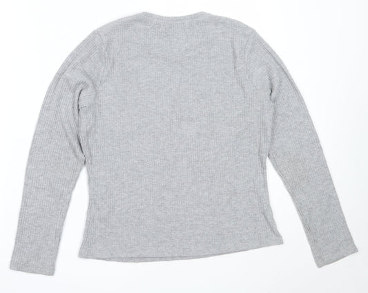 Womens UK Size 14 Pep&Co Grey Pullover Jumper
