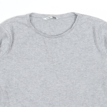 Womens UK Size 14 Pep&Co Grey Pullover Jumper