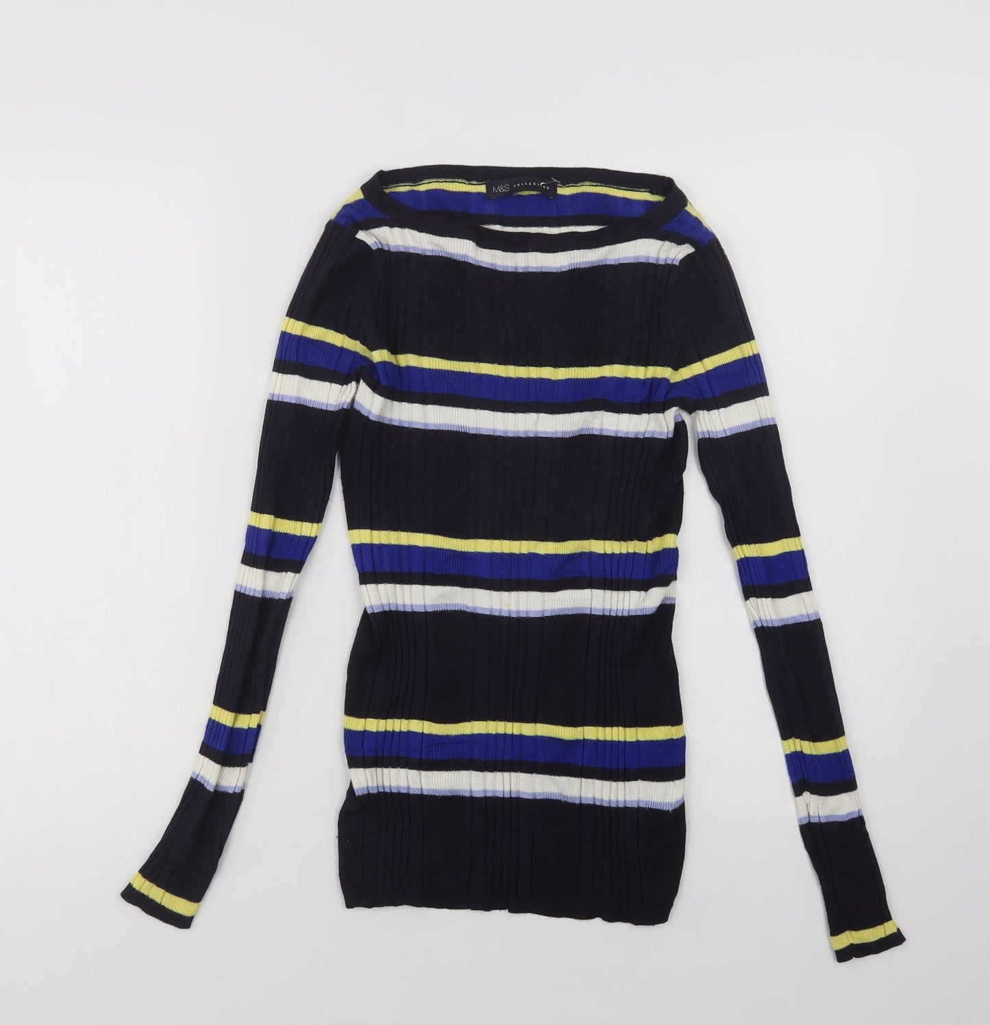 Womens UK Size 10 Marks and Spencer Blue Pullover Jumper