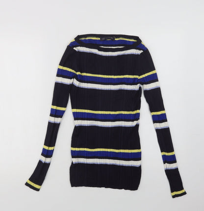 Womens UK Size 10 Marks and Spencer Blue Pullover Jumper