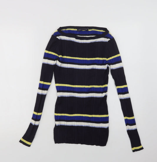 Womens UK Size 10 Marks and Spencer Blue Pullover Jumper