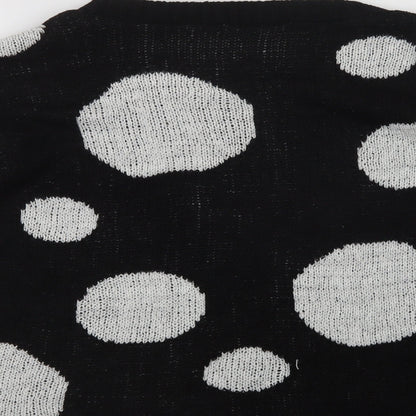 Womens UK Size M Peacocks Black Pullover Jumper