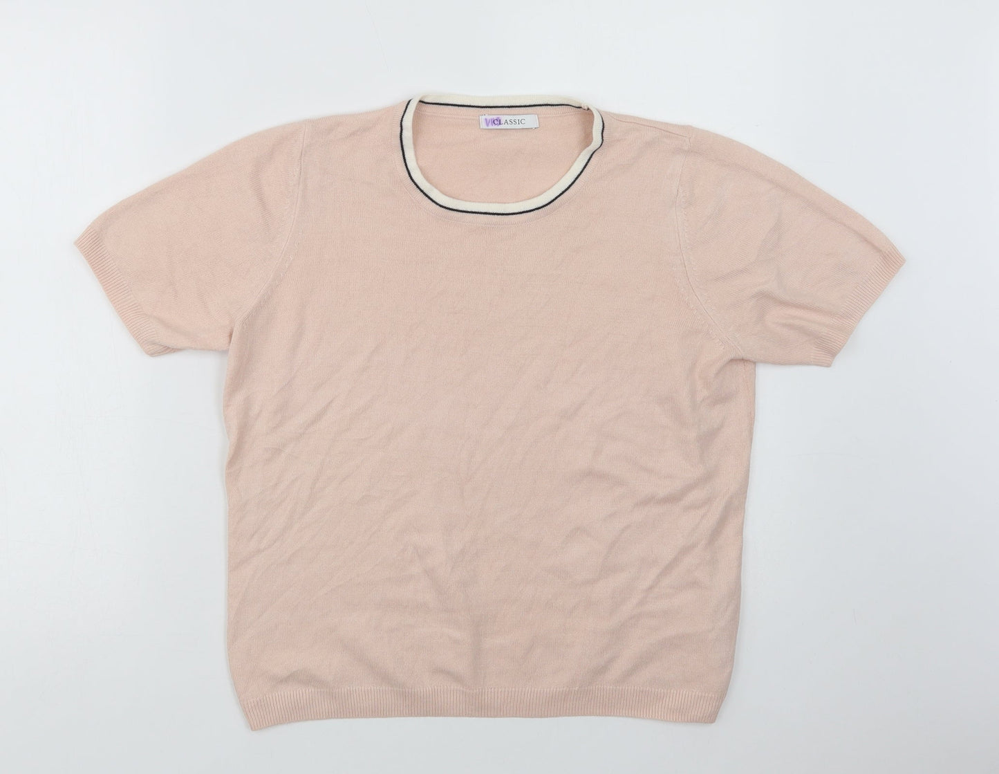 Womens UK Size 14 Marks and Spencer Pink Pullover Jumper