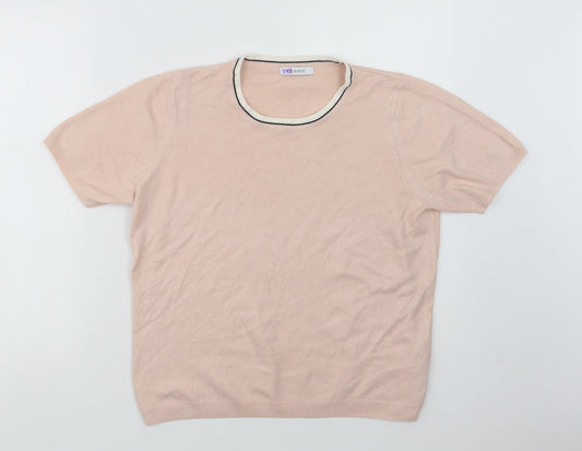 Womens UK Size 14 Marks and Spencer Pink Pullover Jumper