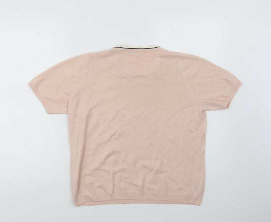 Womens UK Size 14 Marks and Spencer Pink Pullover Jumper