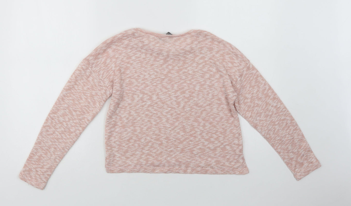 New Look Girls Pink Crew Neck   Pullover Jumper Size 12-13 Years