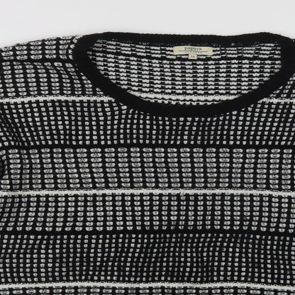 Womens UK Size 14 Papaya Black Pullover Jumper