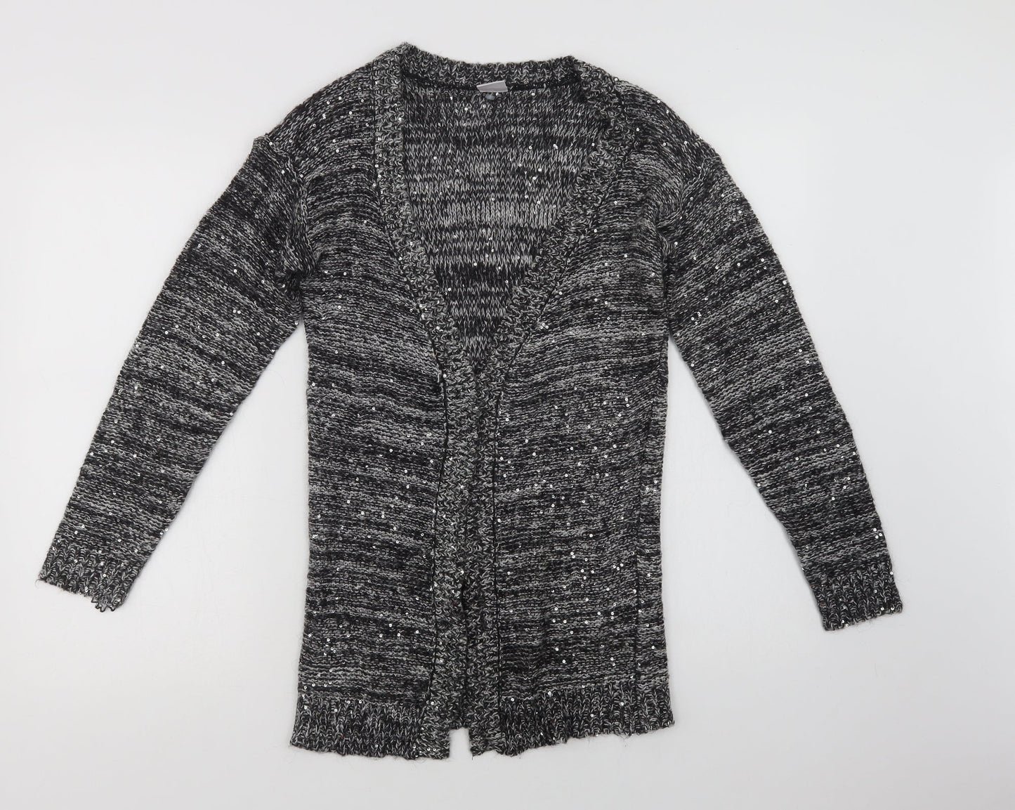Womens UK Size S VERO MODA Grey Cardigan Jumper