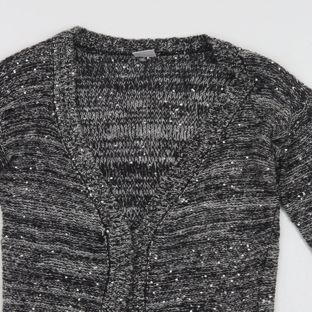 Womens UK Size S VERO MODA Grey Cardigan Jumper