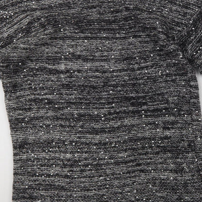 Womens UK Size S VERO MODA Grey Cardigan Jumper