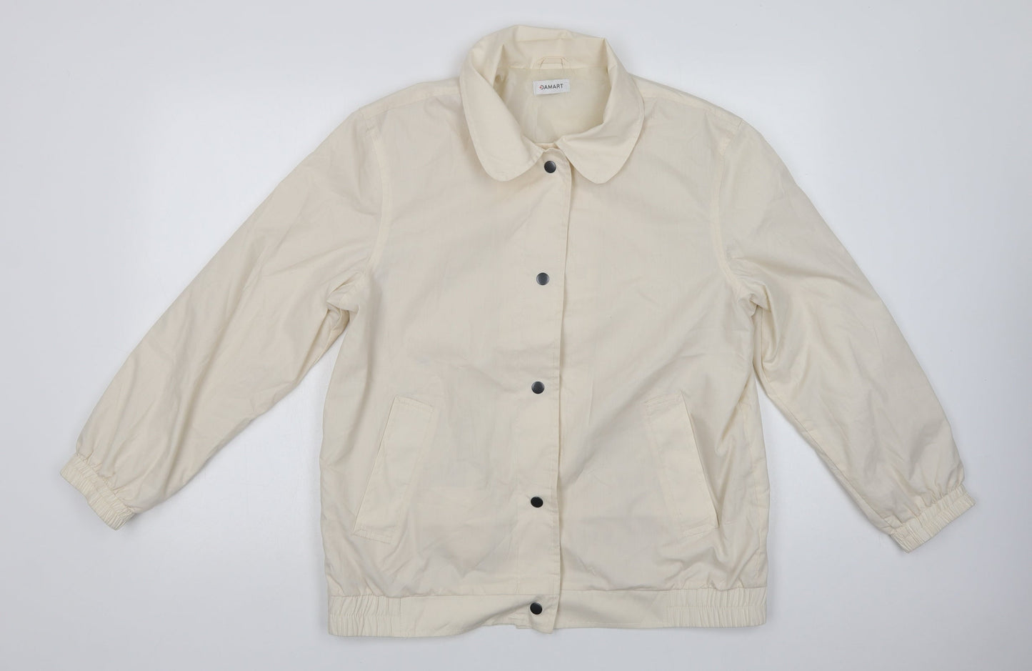 Damart Womens Ivory   Jacket  Size 14  Snap