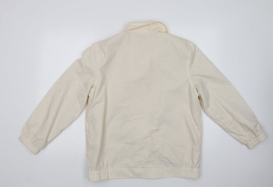 Damart Womens Ivory   Jacket  Size 14  Snap