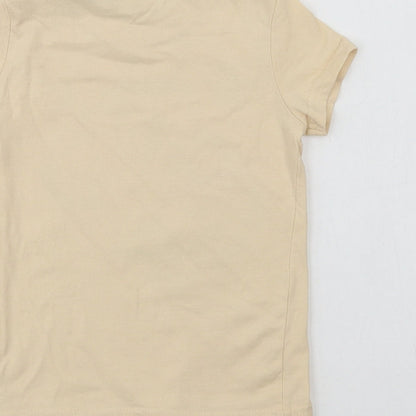 Disney Baby Baby Beige  Cotton Basic T-Shirt Size 3-6 Months Crew Neck Snap - The Lion King