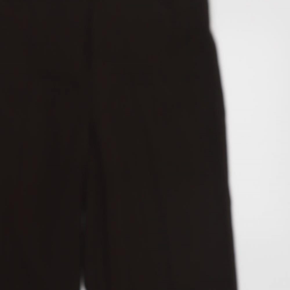 Womens UK Size 12 Marks and Spencer Regular Fit Dress Pants Brown Trousers