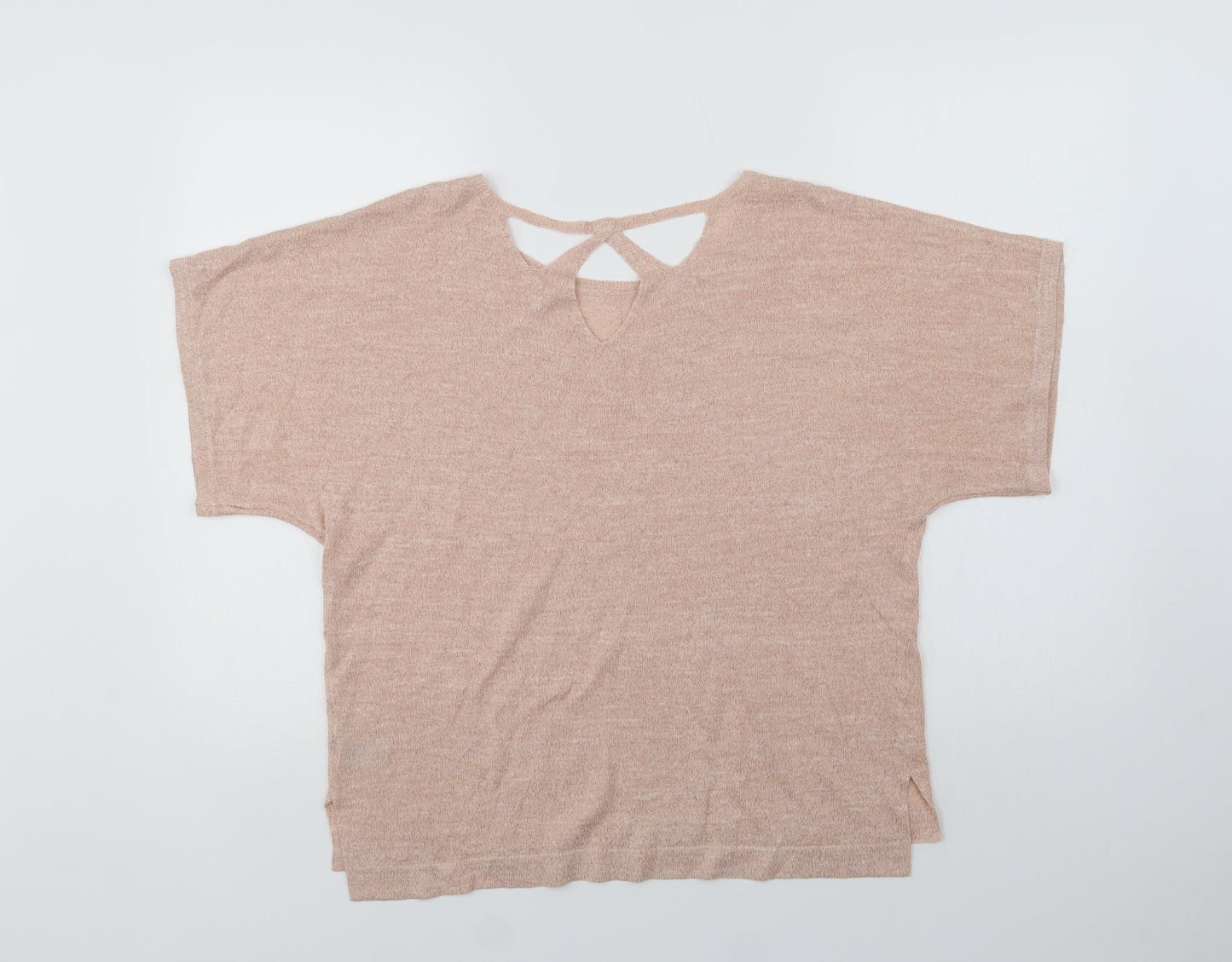 Womens UK Size 14 Marks Pink Basic Blouse